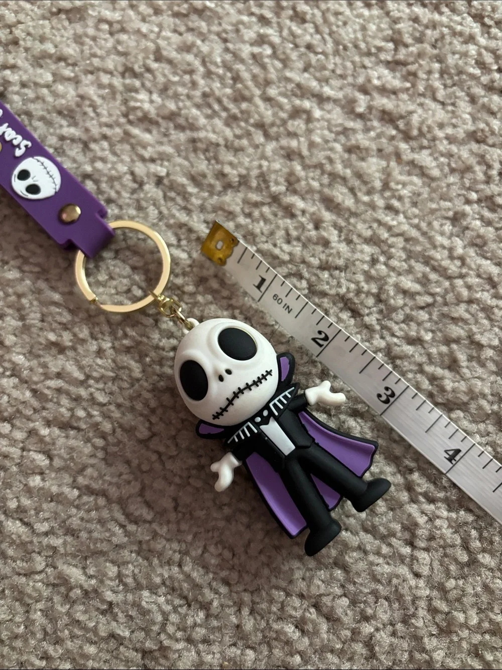 Jack Skellington Keychain Charm